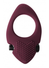 Бордовое эрекционное виброкольцо Pure Passion Sunset - Lola Games - в Жуковском купить с доставкой