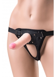 Телесный страпон на трусиках Realstick Jax - 17,9 см. - ToyFa - купить с доставкой в Жуковском