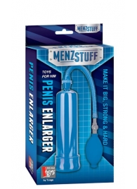 Синяя вакуумная помпа MENZSTUFF PENIS ENLARGER - Dream Toys - в Жуковском купить с доставкой
