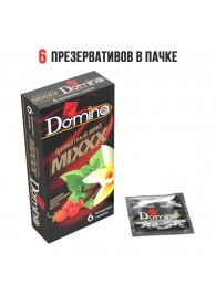 Ароматизированные презервативы DOMINO  Ароматный микс  - 6 шт. - Domino - купить с доставкой в Жуковском