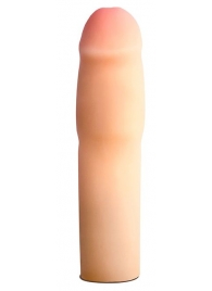 Телесная насадка-удлинитель на пенис PERFORMANCE 1.5INCH COCK XTENDER - 16 см. - Blush Novelties - в Жуковском купить с доставкой