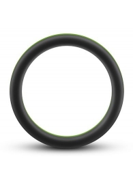 Черно-зеленое эрекционное кольцо Silicone Go Pro Cock Ring - Blush Novelties - в Жуковском купить с доставкой