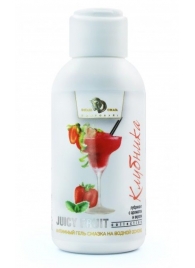 Интимный гель-смазка JUICY FRUIT с ароматом клубники - 100 мл. - БиоМед - купить с доставкой в Жуковском