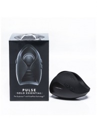 Черный инновационный мужской вибратор PULSE SOLO ESSENTIAL - Hot Octopuss - в Жуковском купить с доставкой