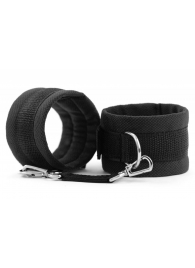 Черные наручники My rules на сцепке - БДСМ Арсенал - купить с доставкой в Жуковском