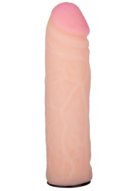 Пояс-трусики с насадкой Glamour Silver - 15,5 см. - LOVETOY (А-Полимер) - купить с доставкой в Жуковском
