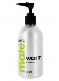 Лубрикант с согревающим эффектом MALE Cobeco Warm Lubricant - 250 мл. - Cobeco - купить с доставкой в Жуковском