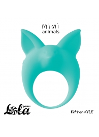 Зеленое эрекционное кольцо Kitten Kyle - Lola Games - в Жуковском купить с доставкой