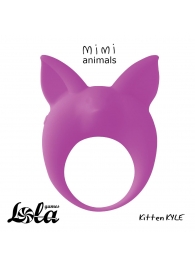 Фиолетовое эрекционное кольцо Kitten Kyle - Lola Games - в Жуковском купить с доставкой