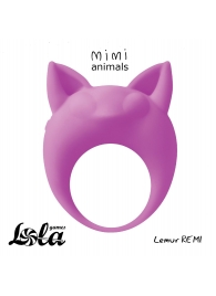 Фиолетовое эрекционное кольцо Lemur Remi - Lola Games - в Жуковском купить с доставкой