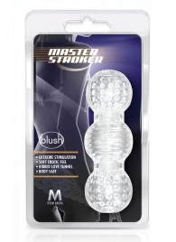 Прозрачный фигурный мастурбатор Master Stroker - Blush Novelties - в Жуковском купить с доставкой