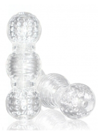 Прозрачный фигурный мастурбатор Master Stroker - Blush Novelties - в Жуковском купить с доставкой