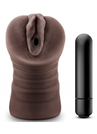 Коричневый мастурбатор-вагина Hot Chocolate Brianna - Blush Novelties - в Жуковском купить с доставкой