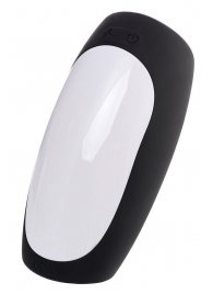 Черно-белый перезаряжаемый мастурбатор Erotist Hailstorm - Erotist Adult Toys - в Жуковском купить с доставкой