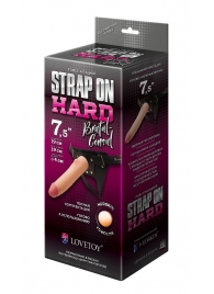Пояс-трусики с насадкой Hard brutal-consul - 19 см. - LOVETOY (А-Полимер) - купить с доставкой в Жуковском