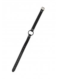 Черный кляп-кольцо Modesty - Lola Games - купить с доставкой в Жуковском