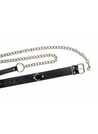 Черный ошейник с поводком Wild - Lola Games - купить с доставкой в Жуковском