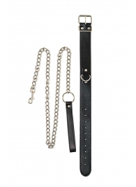 Черный ошейник с поводком Wild - Lola Games - купить с доставкой в Жуковском