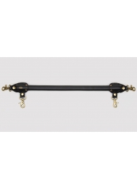 Черная распорка для ног Bound to You Faux Leather Spreader Bar - 50,8 см. - Fifty Shades of Grey - купить с доставкой в Жуковском