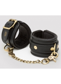 Черные наручники Bound to You Faux Leather Wrist Cuffs - Fifty Shades of Grey - купить с доставкой в Жуковском