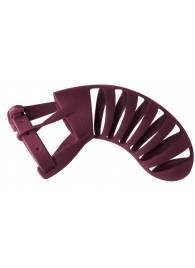 Мужской пояс верности бордового цвета Romello - Lola Games - купить с доставкой в Жуковском