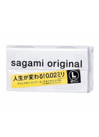 Презервативы Sagami Original 0.02 L-size увеличенного размера - 10 шт. - Sagami - купить с доставкой в Жуковском