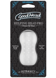 Прозрачный мини-мастурбатор Helping Head Pro - Doc Johnson - в Жуковском купить с доставкой