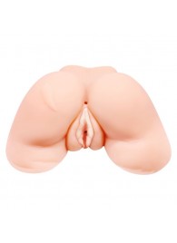 Телесная вибровагина Julie с 2 рабочими отверстиями - Baile - в Жуковском купить с доставкой