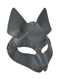 Серая маска Wolf с клепками - Sitabella - купить с доставкой в Жуковском