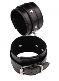 Черные оковы Classic Ankle Cuffs - Chisa - купить с доставкой в Жуковском