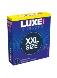 Презервативы увеличенного размера LUXE Royal XXL Size - 3 шт. - Luxe - купить с доставкой в Жуковском