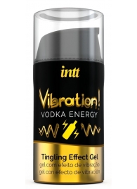 Жидкий интимный гель с эффектом вибрации Vibration! Vodka Energy - 15 мл. - INTT - купить с доставкой в Жуковском