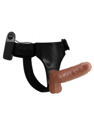 Страпон на трусиках с вибрацией Ultra Passionate Harness - 16 см. - Baile - купить с доставкой в Жуковском