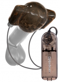Дымчатый вибростимулятор головки пениса Dual Vibrating Head Teaser - Pipedream - в Жуковском купить с доставкой
