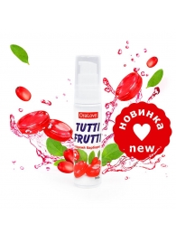 Гель-смазка Tutti-frutti со вкусом барбариса - 30 гр. - Биоритм - купить с доставкой в Жуковском
