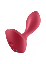 Красный вибромассажёр простаты Satisfyer Backdoor Lover - 14 см. - Satisfyer - в Жуковском купить с доставкой