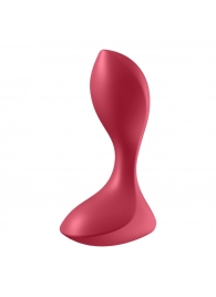 Красный вибромассажёр простаты Satisfyer Backdoor Lover - 14 см. - Satisfyer - в Жуковском купить с доставкой