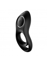 Черное эрекционное виброкольцо Legendary Duo - Satisfyer - в Жуковском купить с доставкой