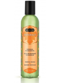 Массажное масло Naturals Tropical Mango с ароматом манго - 236 мл. - Kama Sutra - купить с доставкой в Жуковском