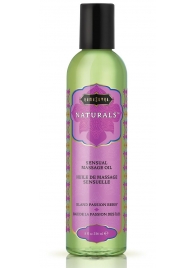Массажное масло Naturals Island Passion Berry с ароматом тропических фруктов - 236 мл. - Kama Sutra - купить с доставкой в Жуковском