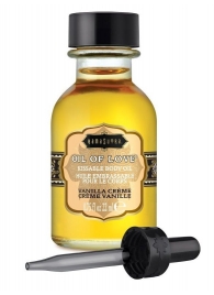 Масло для ласк с ароматом ванили Oil of Love Vanilla Creme - 22 мл. - Kama Sutra - купить с доставкой в Жуковском
