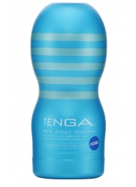 Мастурбатор с охлаждающей смазкой TENGA Original Vacuum Cup Cool - Tenga - в Жуковском купить с доставкой