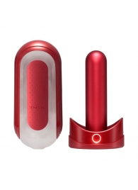 Красный мастурбатор Flip Zero Red   Warmer с подогревом - Tenga - в Жуковском купить с доставкой