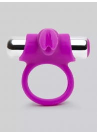 Лиловое виброкольцо с пультом ДУ Remote Control Cock Ring - Happy Rabbit - в Жуковском купить с доставкой
