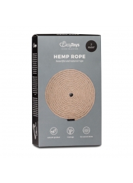 Пеньковая веревка для связывания Hemp Rope - 5 м. - Easy toys - купить с доставкой в Жуковском
