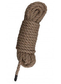 Пеньковая веревка для связывания Hemp Rope - 5 м. - Easy toys - купить с доставкой в Жуковском