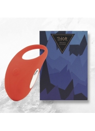 Красное кольцо с вибрацией Thor Cockring - FeelzToys - в Жуковском купить с доставкой