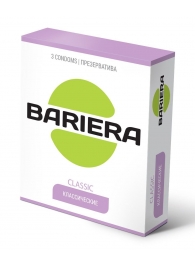 Классические презервативы Bariera Classic - 3 шт. - Bariera - купить с доставкой в Жуковском