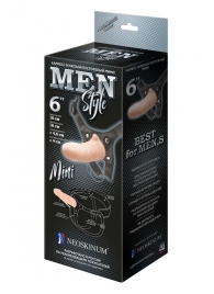 Пустотелый фаллопротез MEN STYLE - 17,5 см. - LOVETOY (А-Полимер) - купить с доставкой в Жуковском