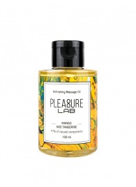 Массажное масло Pleasure Lab Refreshing с ароматом манго и мандарина - 100 мл. - Pleasure Lab - купить с доставкой в Жуковском
